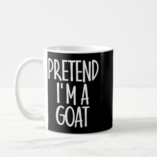 Easy Pretend I'm Goat Costume Gift Funny Farmer Ha Kaffeetasse (Links)