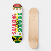 EASY SKANKING (JAM) (JMT) 7 3/4" Skateboard Deck (Vorderseite)