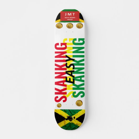 EASY SKANKING (JAM) (JMT) 7 3/4" Skateboard Deck (Vorne)