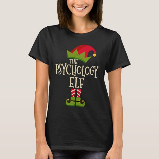 Easy The Psychology Elf Costume Family Group  Chri T-Shirt (Vorderseite)