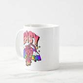 EASY Tiger Classic Becher – Retro Regenbogen Wild Kaffeetasse (Vorderseite Links)