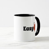 "Easy Tiger" Classic Mug – Bold Typography Tasse (VorderseiteRechts)