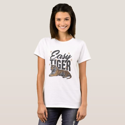 "Easy Tiger Design" T-Shirt (Vorne ganz)