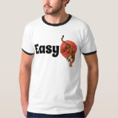 "Easy Tiger" Funny Typografy Shirt - Bold Design (Vorderseite)