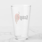 Easy Tiger Pint Glas – Fette Typografie (Rückseite)