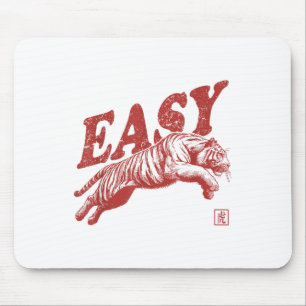 Easy Tiger Retro abgenutzt Vintage Mousepad