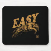 Easy Tiger Retro Distressed Vintage Mousepad (Vorne)