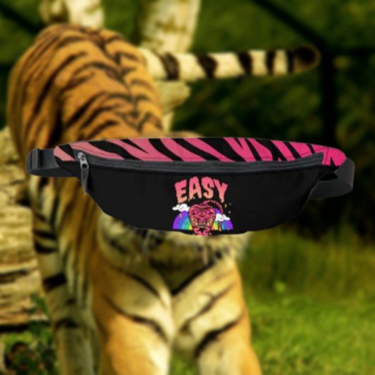 EASY Tiger Retro Rainbow Fanny Pack Tiger Streifen Bauchtasche