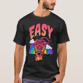 EASY Tiger Retro Rainbow Shirt - Fierce & Fun (Vorderseite)