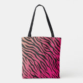 EASY Tiger Retro Rainbow Tote Bag Tiger Streifen Tasche (Rückseite)