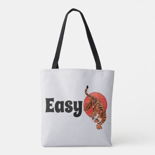 Easy Tiger Tote Bag - Fierce Style Tasche (Rückseite)