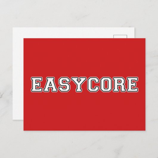 Easycore Postkarte (Vorne/Hinten)