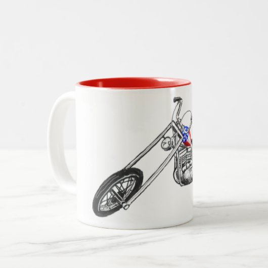 Easyrider Zweifarbige Tasse (Vorderseite Links)