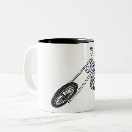Easyrider Zweifarbige Tasse (Vorderseite Links)