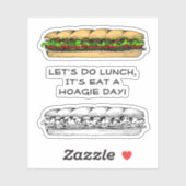 Eat a Hoagie Day Aufkleber (Blatt)