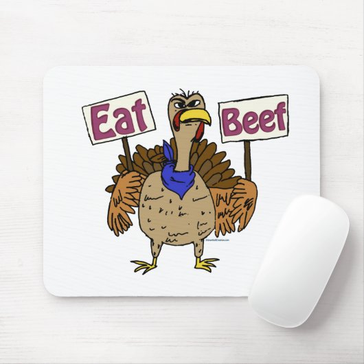 Eat Beef - Gespräch mit der Türkei Mousepad (Mit Mouse)