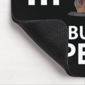 Eat Build Repeat Funny Beaver Animal Mousepad (Ecke)