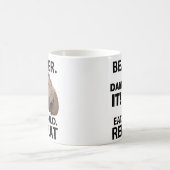 Eat Build Repeat Lustiger Biber Tier Kaffeetasse (Mittel)