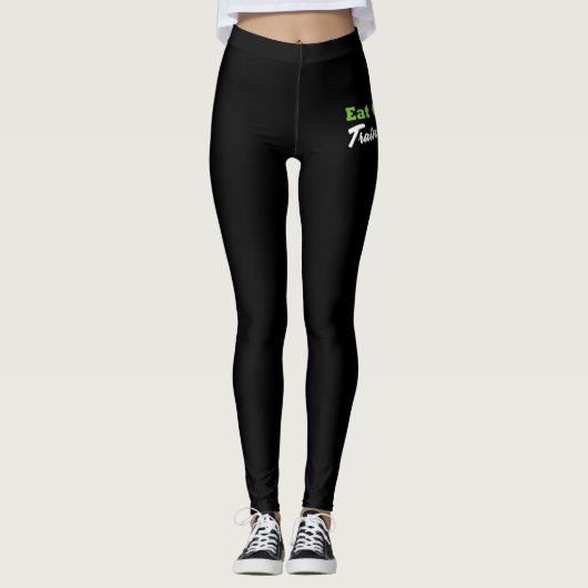 EAT CLEAN TRAIN DIRTY GYM Workout Fitness Leggings (Vorderseite)