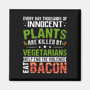 Eat Con Anti Vegan Grillen Frühstücksbuffet Magnet