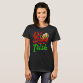 Eat Drink and be Irish beer St Patrick's Day T-Shirt (Vorne ganz)