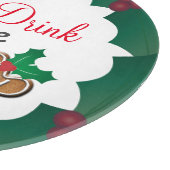 Eat, Drink and be Merry Christmas Schneidebrett (Ecke)
