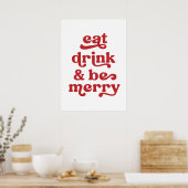 Eat Drink and be Merry Poster (Küche)