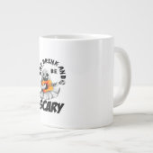 Eat Drink And Be Scared Minimal Clean Jumbo-Tasse (Vorderseite Rechts)