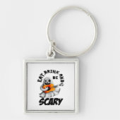 Eat Drink And Be Scared Minimal Clean Schlüsselanhänger (Vorne)