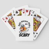 Eat Drink And Be Scared Minimal Clean Spielkarten (Rückseite)