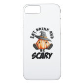 Eat Drink And Be Scared Retro Cool Case-Mate iPhone Hülle (Rückseite)