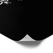 Eat Drink And Be Scary Aesthetic Graphic Trendy Poster (Ecke)