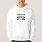 Eat Drink And Be Scary Aesthetic Unique Hoodie (Vorderseite)
