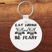 Eat Drink And Be Scary Aesthetic Unique Schlüsselanhänger (Vorderseite)