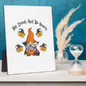 Eat Drink And Be Scary Basic Casual Fotoplatte (Seite)