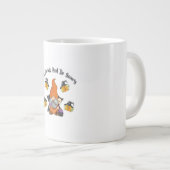 Eat Drink And Be Scary Basic Casual Jumbo-Tasse (Vorderseite Rechts)