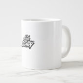 Eat Drink And Be Scary Basic Clean Jumbo-Tasse (Vorderseite Rechts)