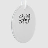 Eat Drink And Be Scary Casual Simple Ornament (Vorderseite)