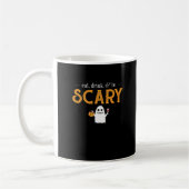Eat Drink And Be Scary Classic Aesthetic Unique Kaffeetasse (Links)
