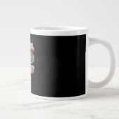 Eat Drink And Be Scary Classic Creative Casual Jumbo-Tasse (Rechts)