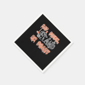 Eat Drink And Be Scary Classic Creative Casual Serviette (Ecke)