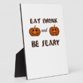 Eat Drink And Be Scary Classic Graphic Fotoplatte (Seite)