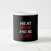 Eat Drink And Be Scary Creative Casual Jumbo-Tasse (Vorderseite)
