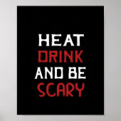 Eat Drink And Be Scary Creative Casual Poster (Vorne)