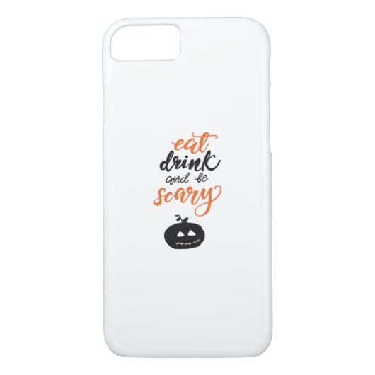 Eat Drink And Be Scary Funny Halloween Case-Mate iPhone Hülle (Rückseite)