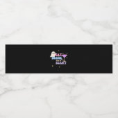 Eat Drink And Be Scary Funny Halloween Casual Uniq Wasserflaschenetikett (Einzelnes Label)