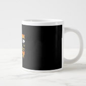 Eat Drink And Be Scary Funny Halloween Essential Jumbo-Tasse (Rechts)