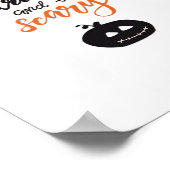 Eat Drink And Be Scary Funny Halloween Poster (Ecke)