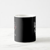 Eat Drink And Be Scary Funny Quote Modern Look Kaffeetasse (Mittel)