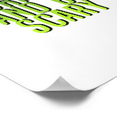 Eat Drink And Be Scary Funny Quote Poster (Ecke)